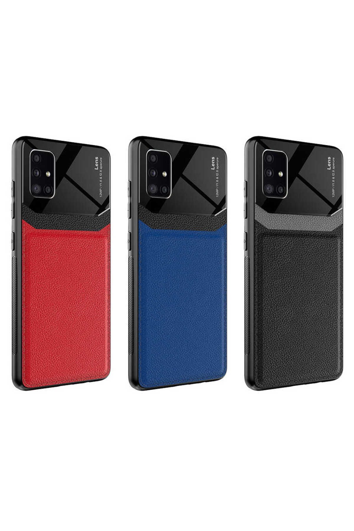 Galaxy A51 Kılıf Zore Emiks Kapak - Siyah