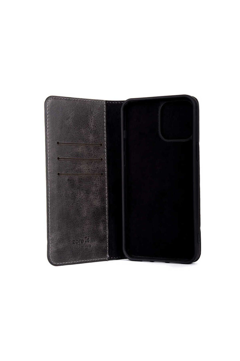 iPhone SE 2020 Kılıf Zore Hakiki Deri Multi Cüzdan Kılıf - Kırmızı