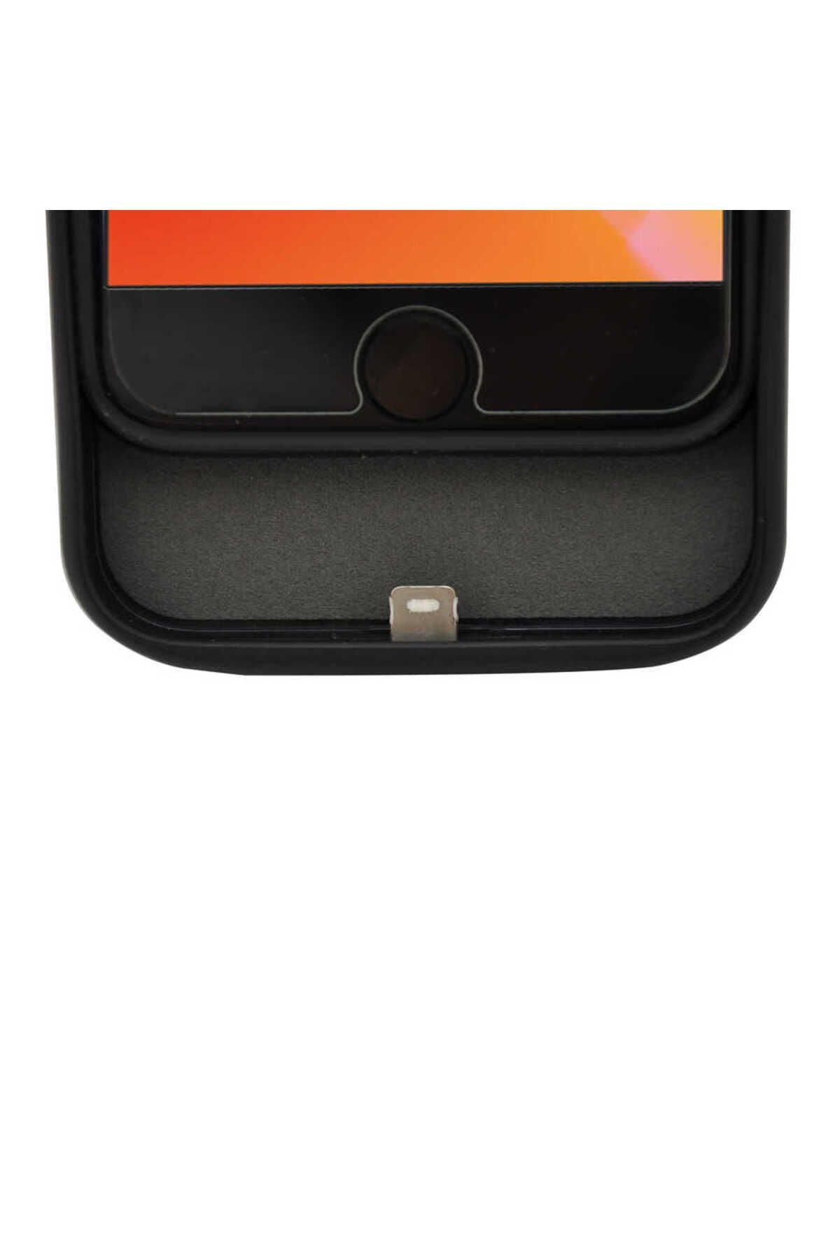 iPhone 8 Zore Şarjlı Kılıf - Siyah