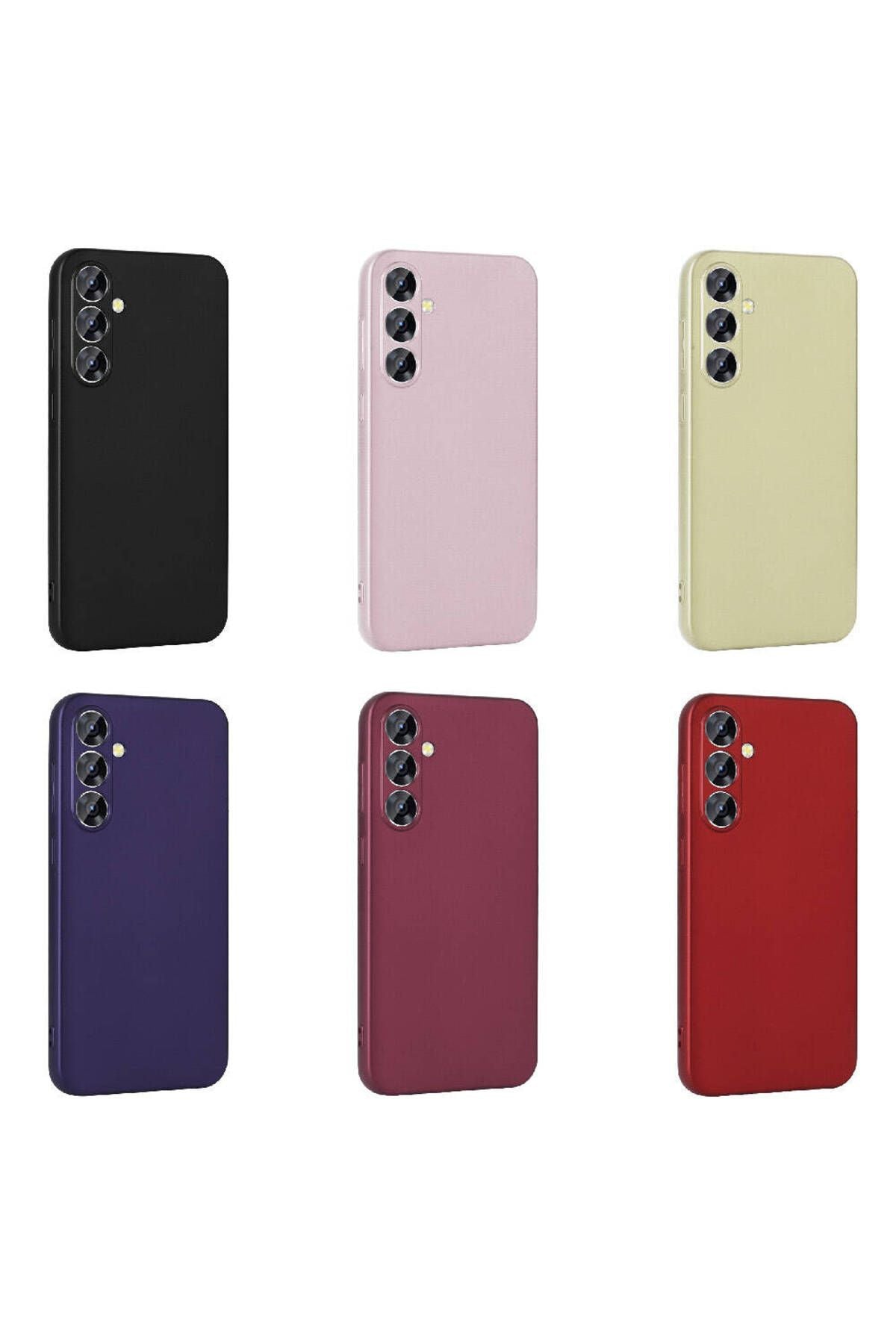 Galaxy S24 Uyumlu Zore Premier Silikon Kılıf-Mürdüm