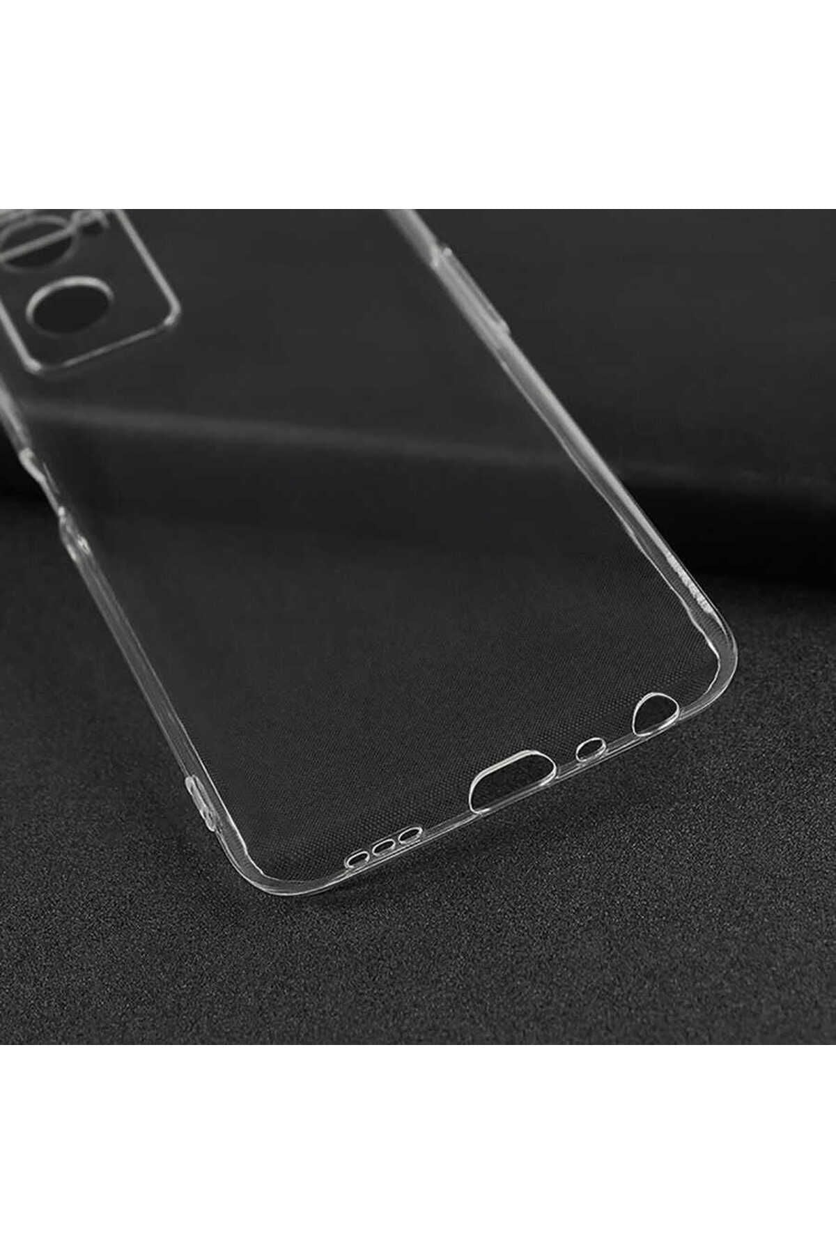 A96 4G Kılıf Zore Süper Silikon Kapak - Renksiz