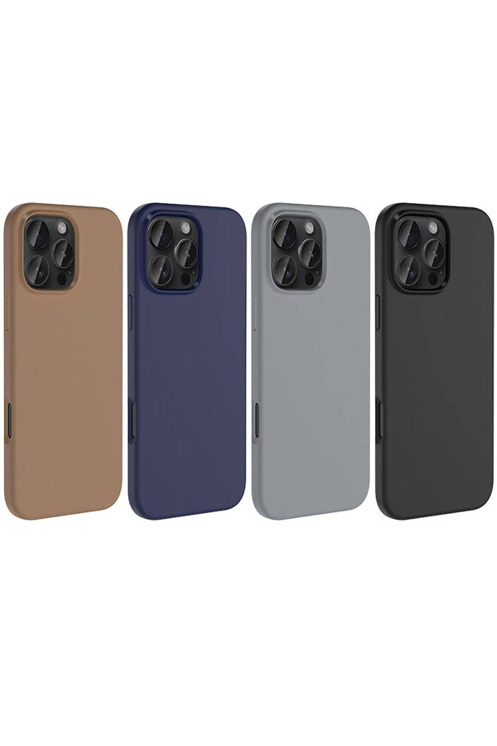 iPhone 16 Pro Max Kılıf Magsafe Şarj Özellikli Sıvı Teknolojili Silinebilir Sert Zore Kivi Kapak-Lac