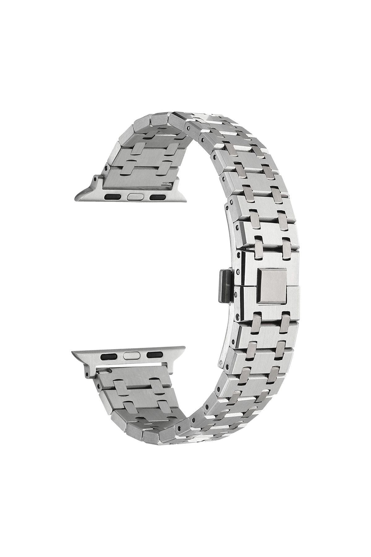 Watch Ultra 49mm Uyumlu KRD-83 Metal Zore Kordon-Rose Gold