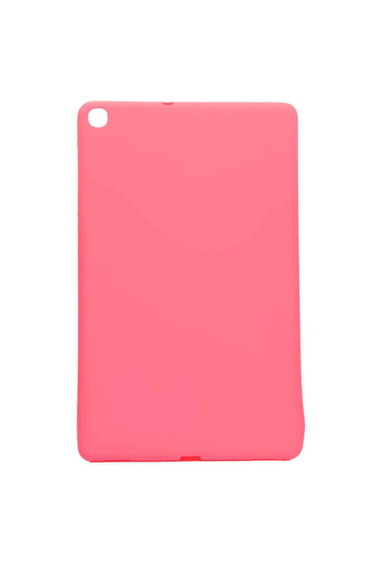 Galaxy Tab A 10.1 (2019) T510 Kılıf  Uyumlu Zore Sky Tablet Silikon-Pembe Koyu