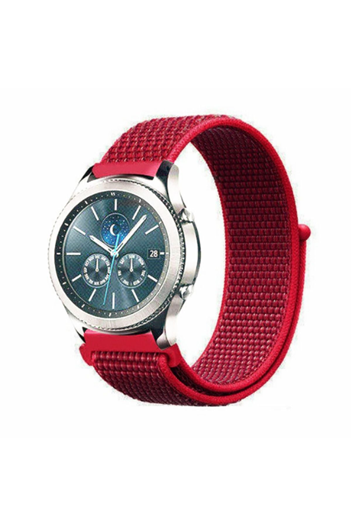 Galaxy Watch 46mm (22mm) Uyumlu KRD-03 Hasır Zore Kordon-NO9