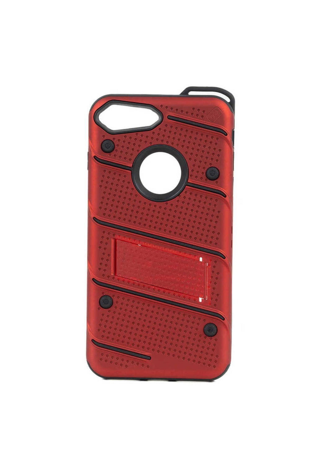 iPhone 8 Plus Kılıf Zore İron Kapak - Kırmızı