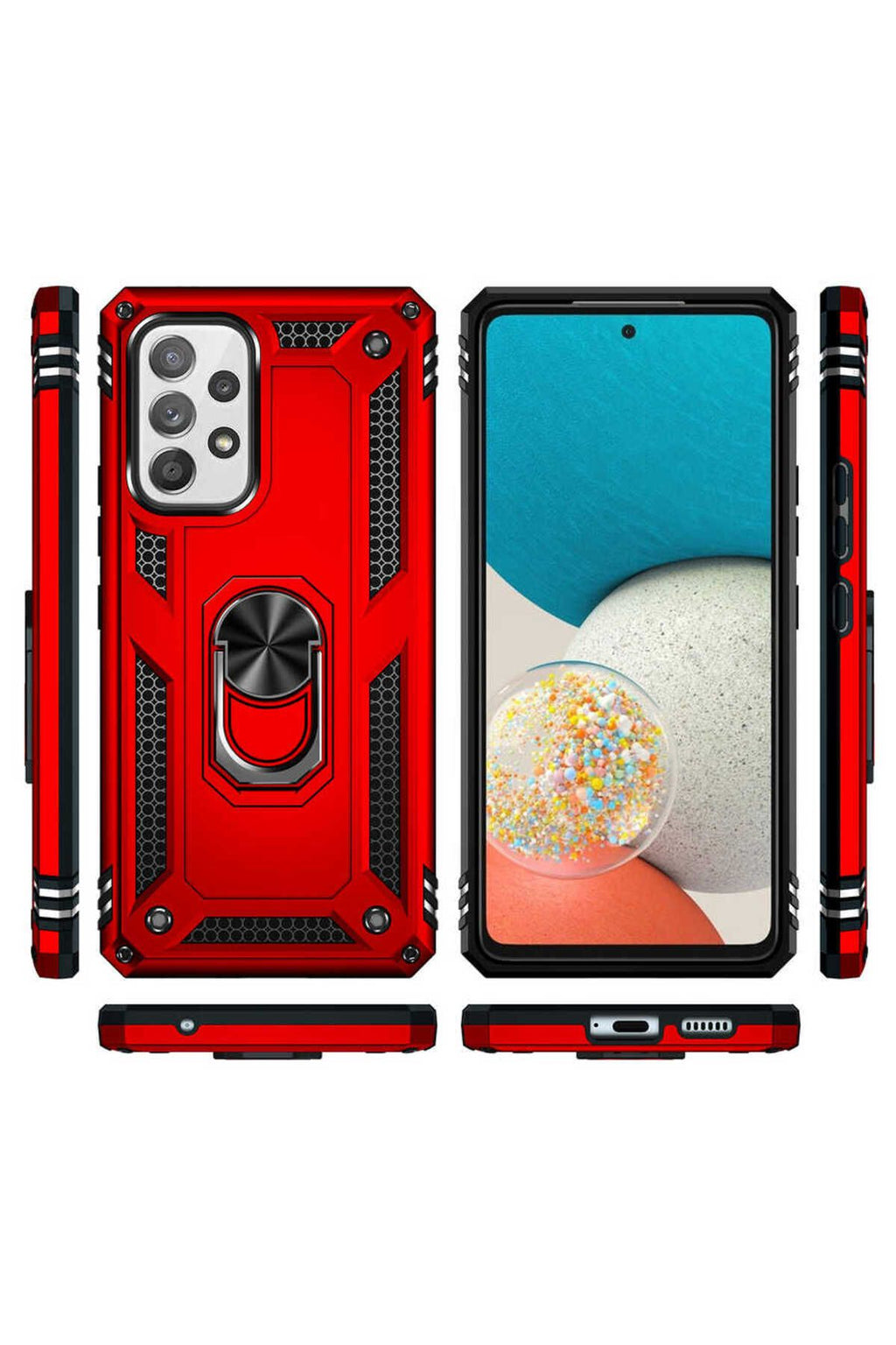 Galaxy A53 5G Kılıf Zore Vega Kapak - Gold