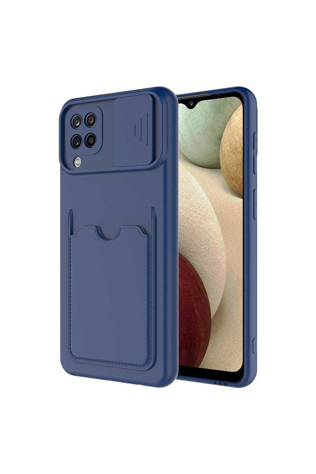 Galaxy A22 4G Kılıf GLLP Kartix Kapak - Lacivert