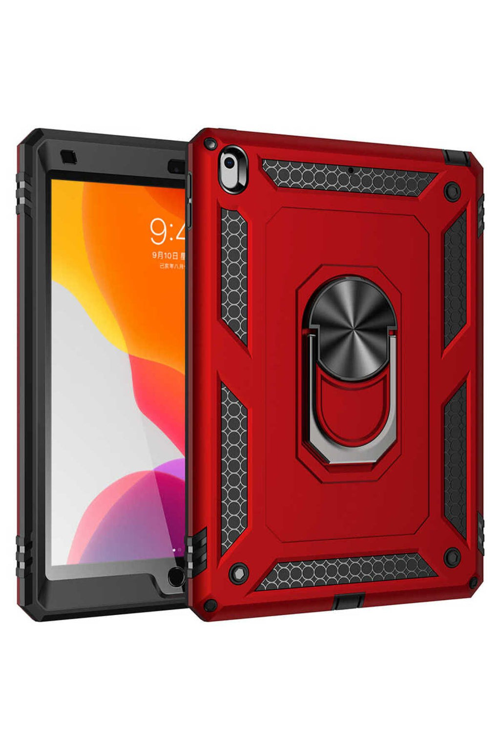 iPad 10.2 (8.Nesil) - Uyumlu Uyumlu Zore Tablet Vega Kapak-Siyah