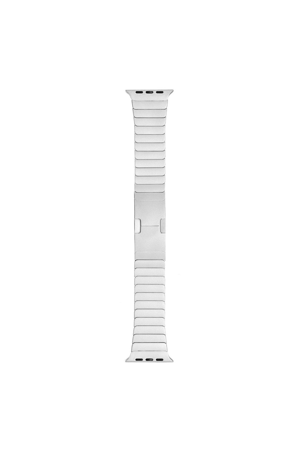 Watch Ultra 49mm Kordon Uyumlu KRD-35 Metal Strap Kayış CLO- Gri