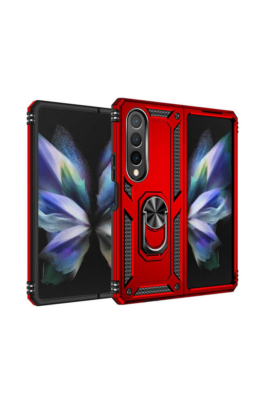 Galaxy Z Fold 4 Uyumlu Zore Vega Kılıf-Kırmızı