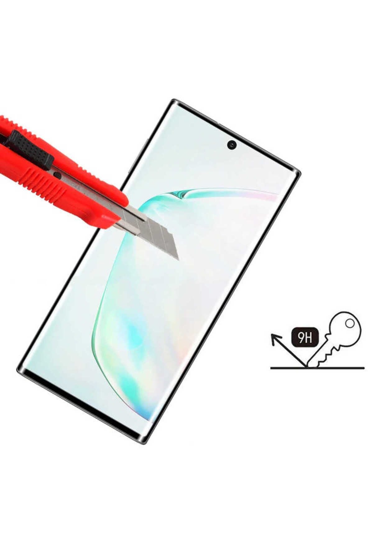 Galaxy Note 20 Ultra Uyumlu Zore Kavisli Full Yapışkanlı Cam Ekran Koruyucu