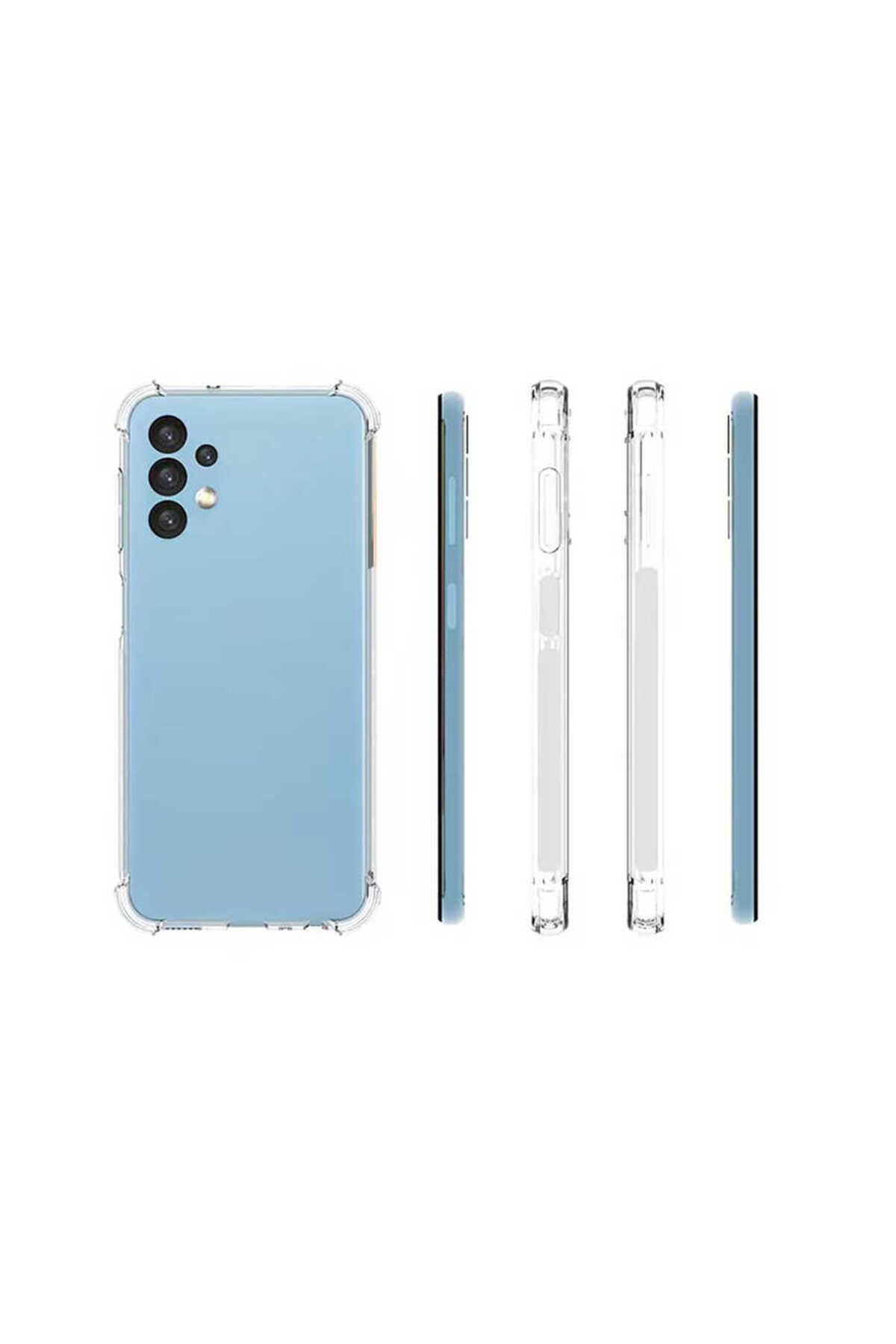 Galaxy A13 4G Kılıf Zore Nitro Anti Shock Silikon - Renksiz