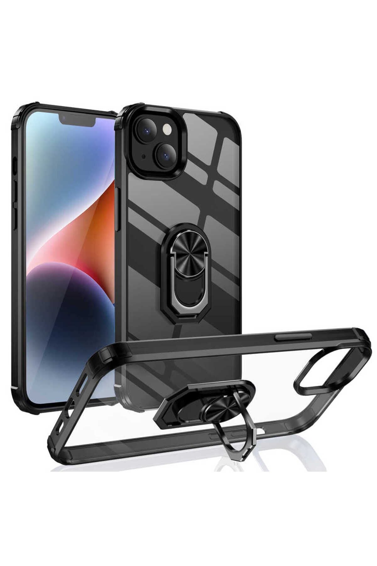 iPhone 14 Uyumlu MKC Mola Kılıf-Siyah