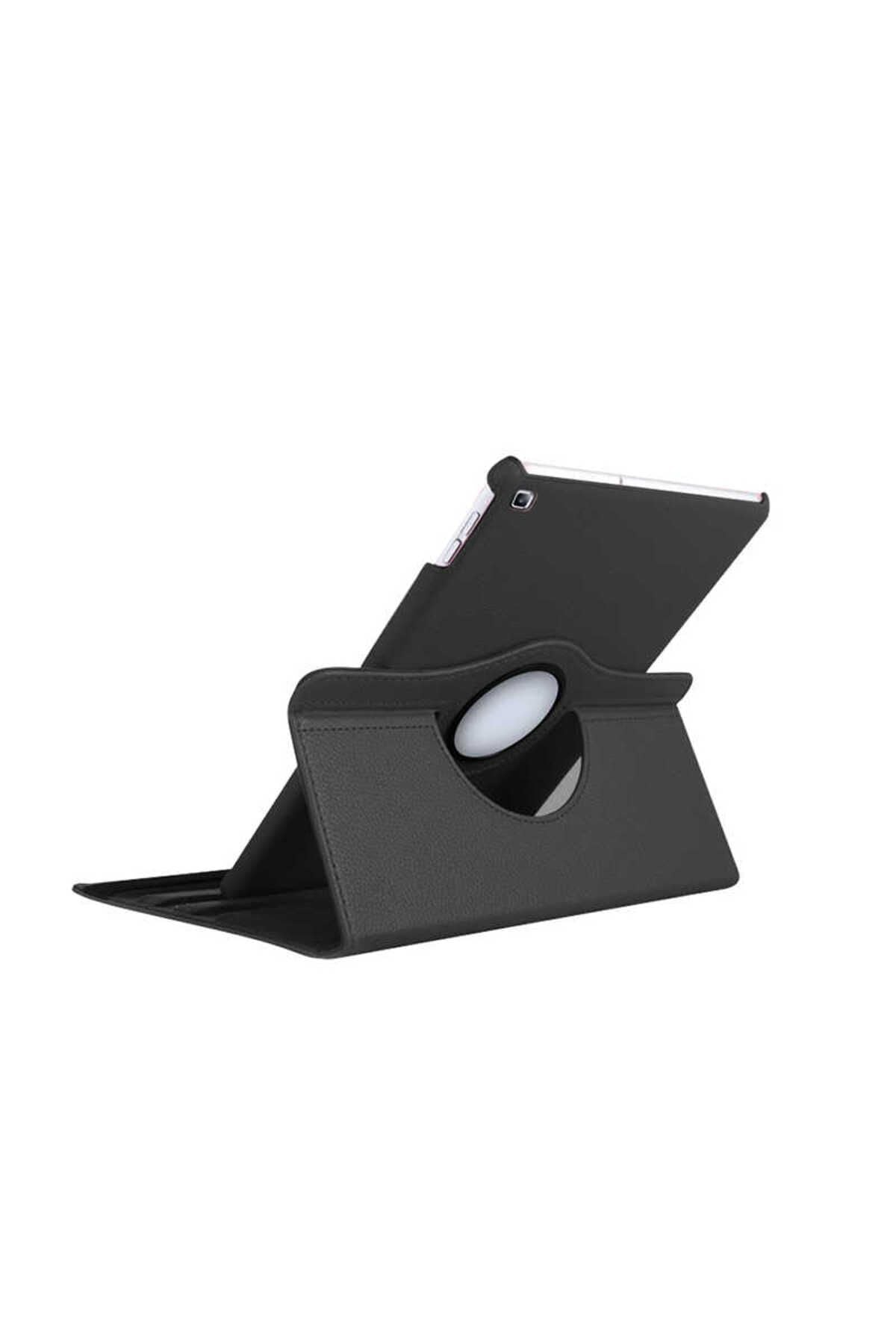 Galaxy Tab A 10.1 (2019) T510  Uyumlu Zore Dönebilen Standlı Kılıf-Mavi