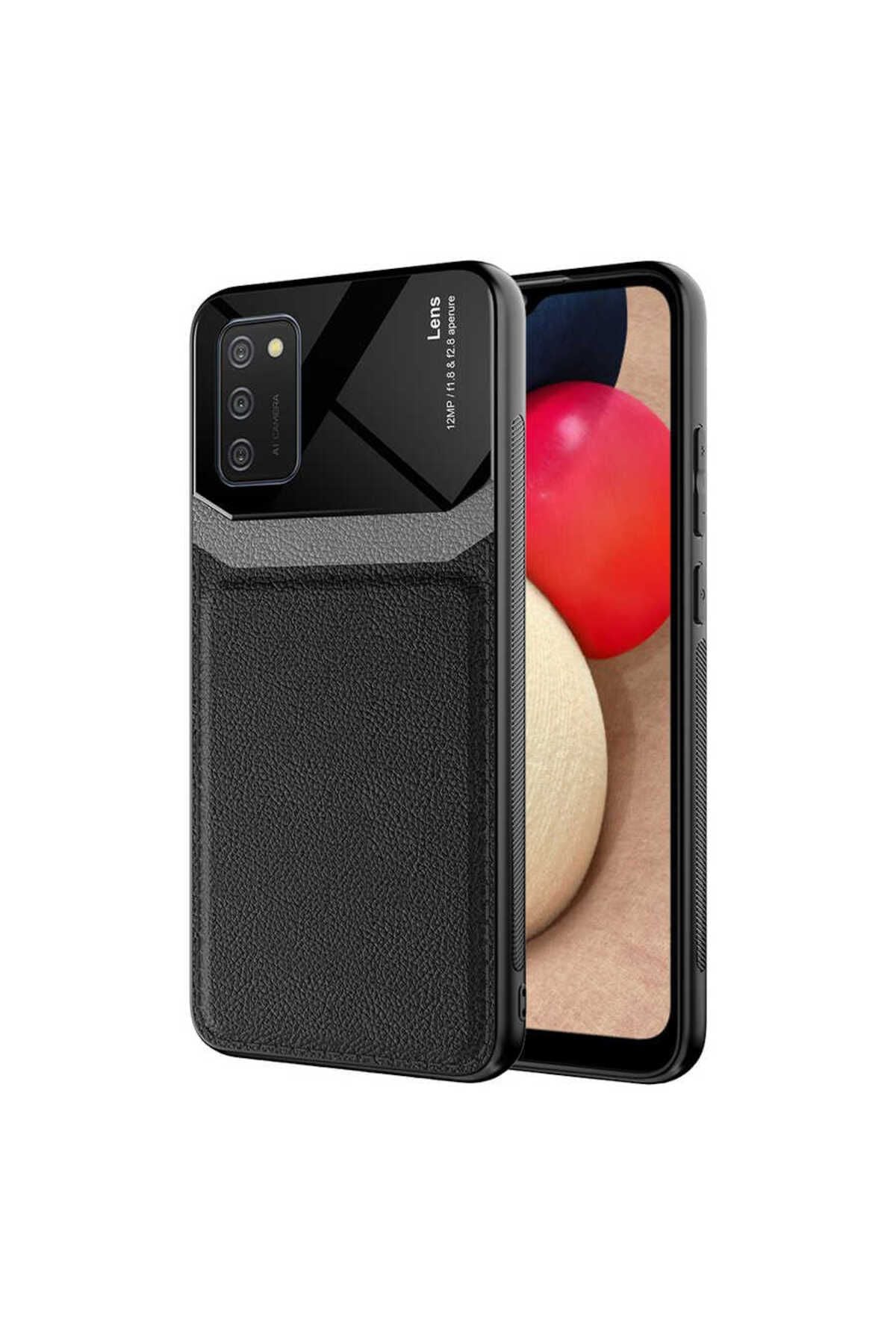 Galaxy A02S Kılıf Zore Emiks Kapak - Kırmızı