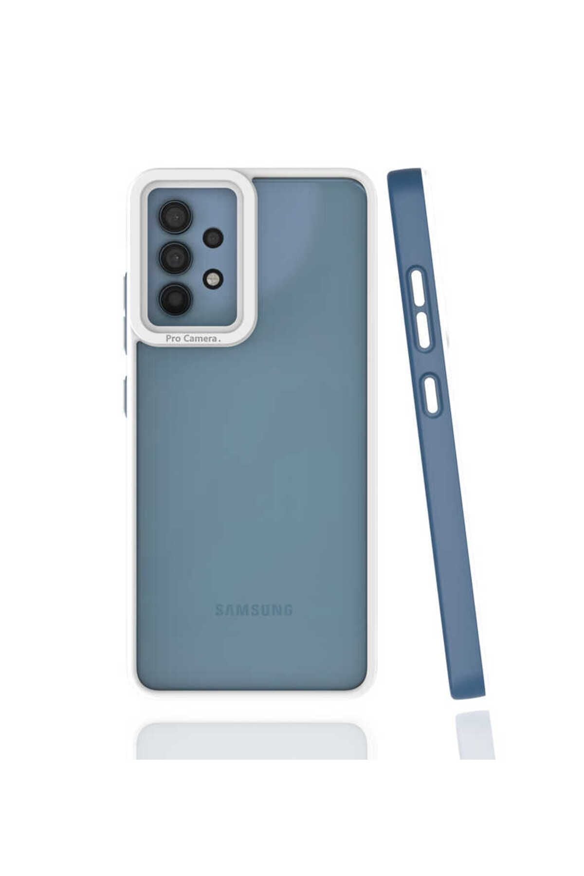 Galaxy A32 4G Kılıf TKNR Mima Kapak - Lacivert