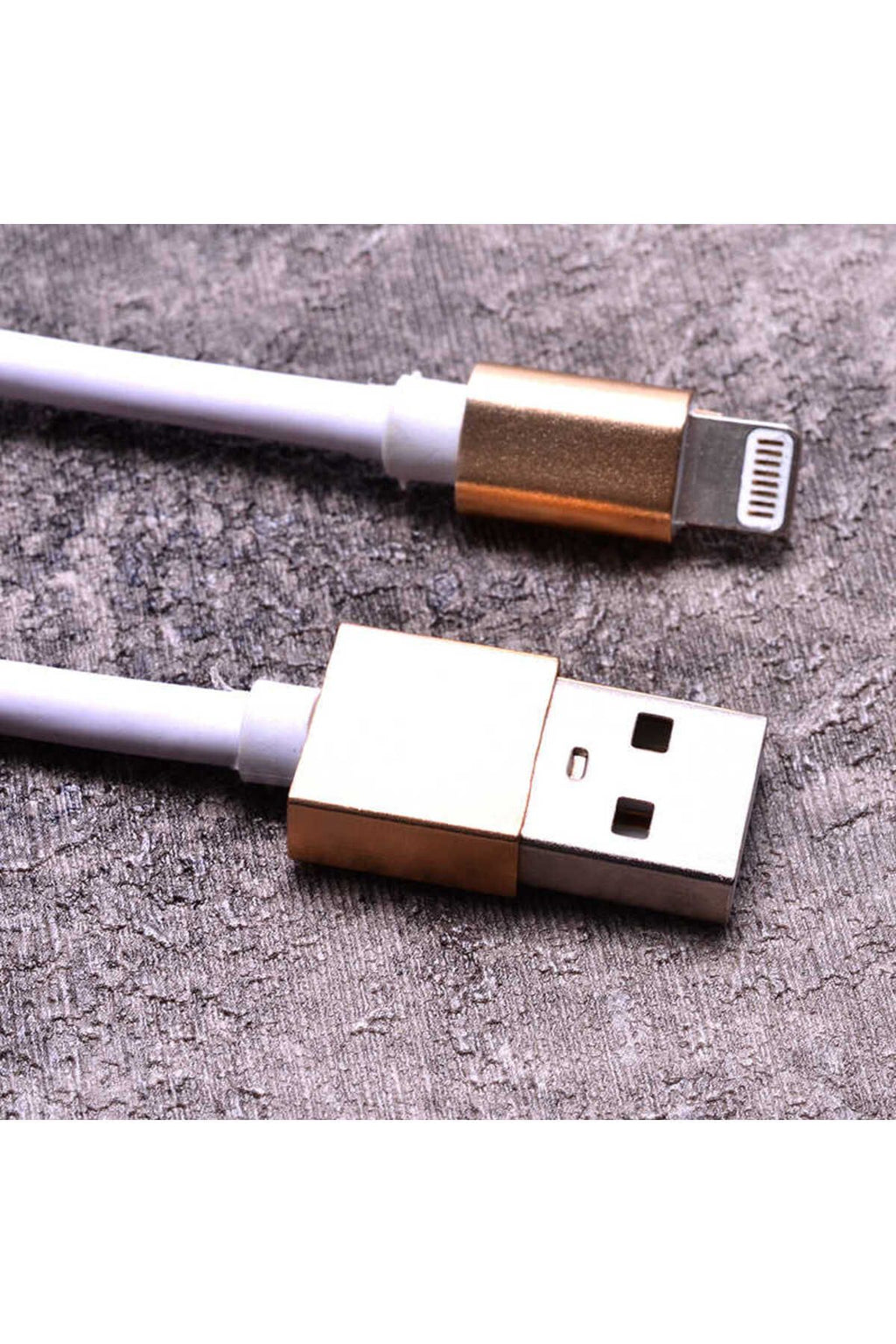 Beyaz Lightning Hızlı Şarj Kablo-Zore