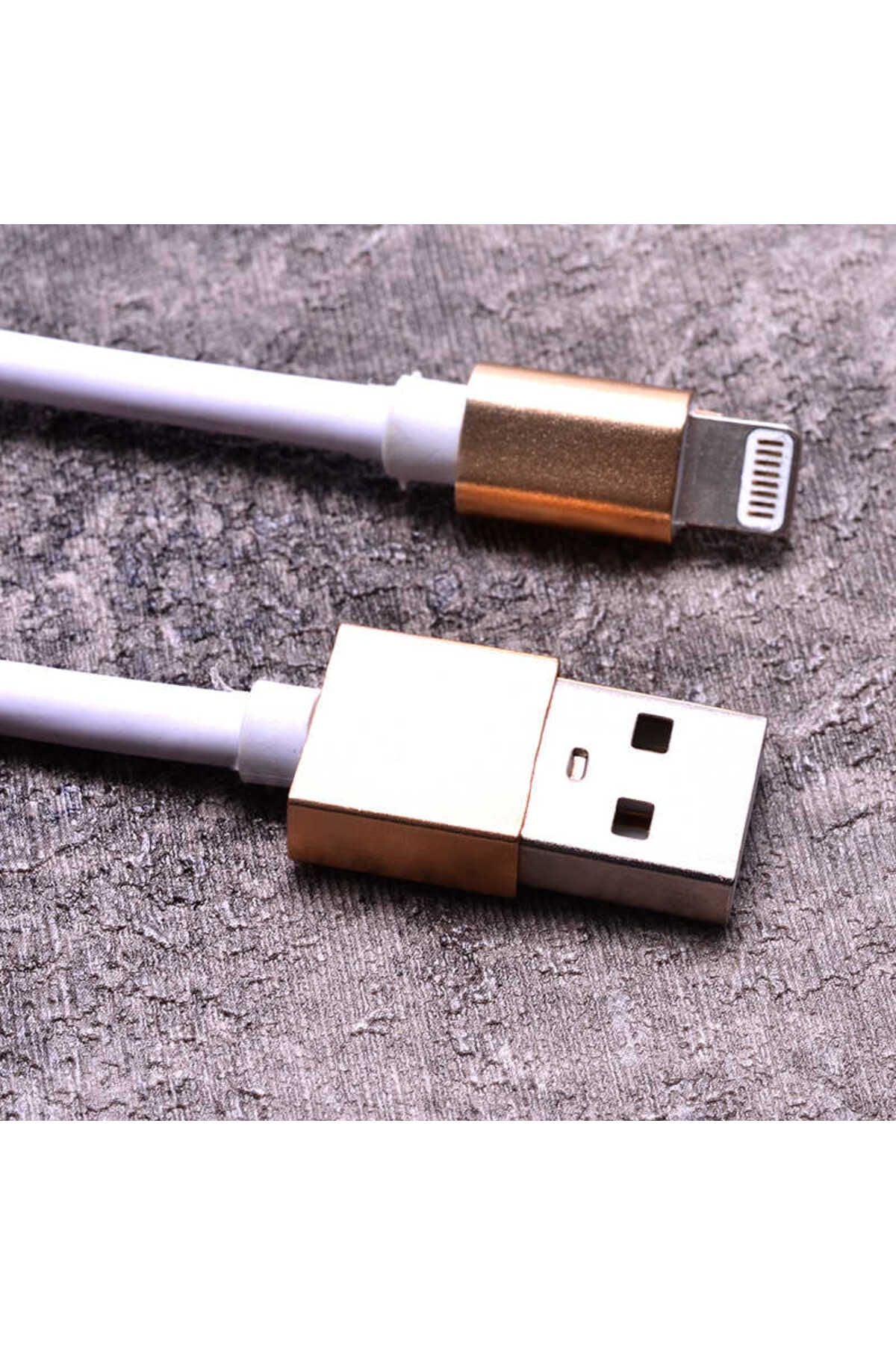 Beyaz Lightning Hızlı Şarj Kablo-Zore