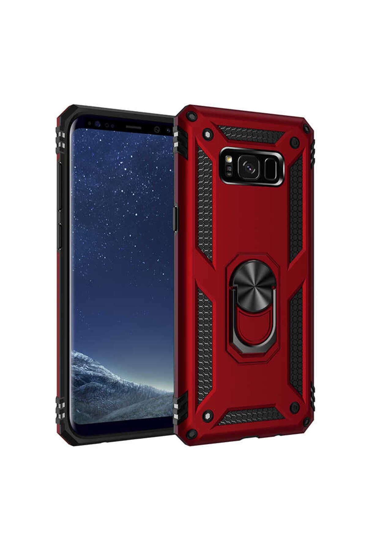 Galaxy S8 Plus Kılıf Zore Vega Kapak - Gri