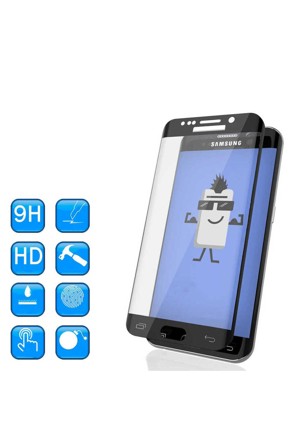Galaxy S7 Edge Uyumlu Davin Seramik Zore Ekran Koruyucu