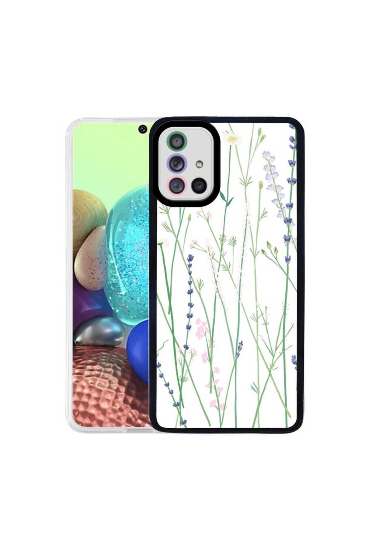 Galaxy A71 Uyumlu Kılıf  M-Fit Desenli Kapak - Butterfly No3