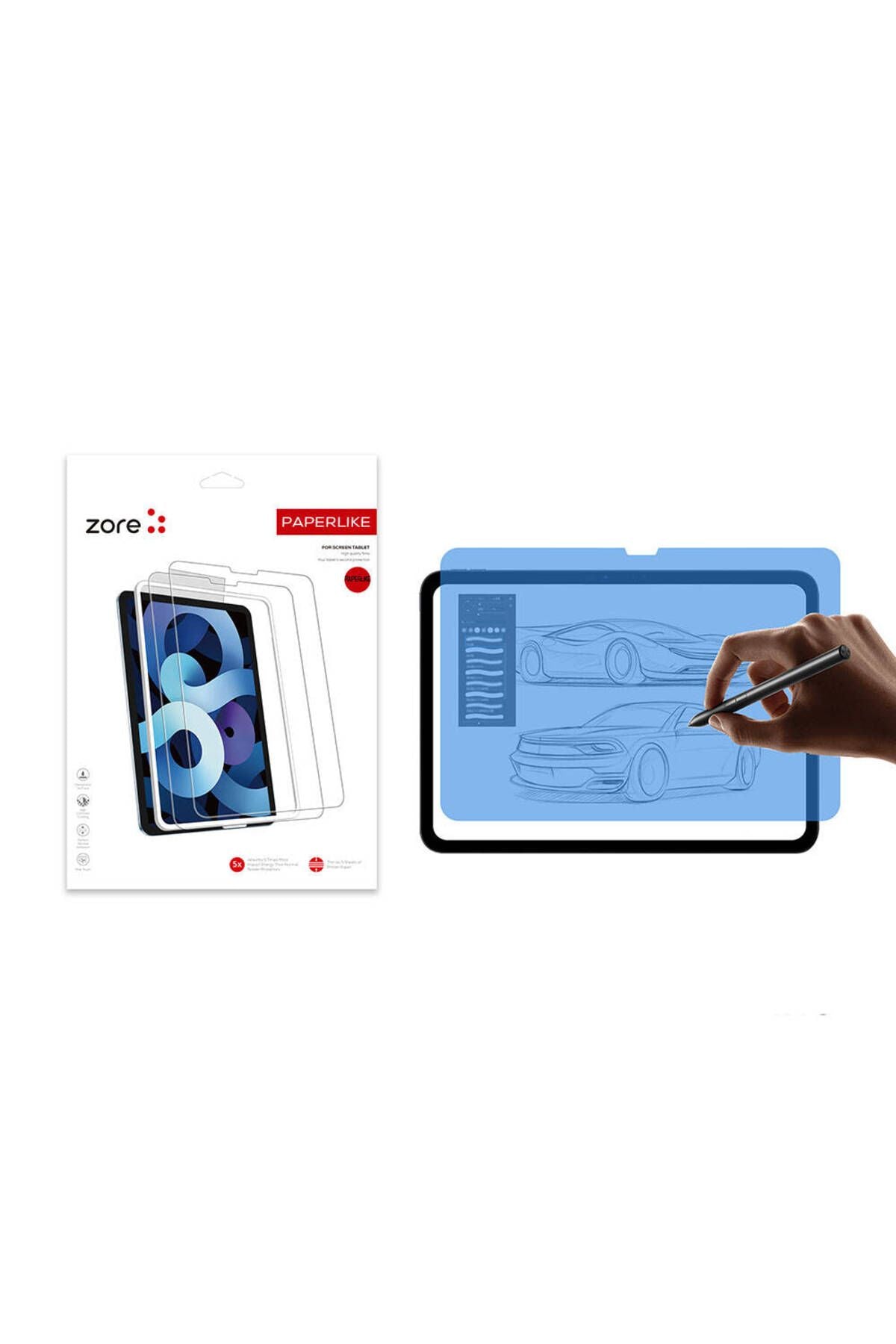 iPad Pro 11 2024 Zore Paper-Like Ekran Koruyucu