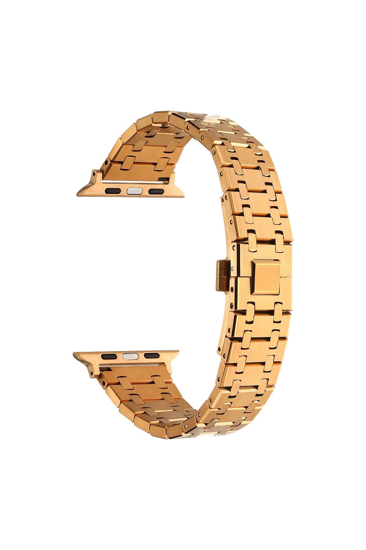 Watch Ultra 49mm Uyumlu KRD-83 Metal Zore Kordon-Rose Gold