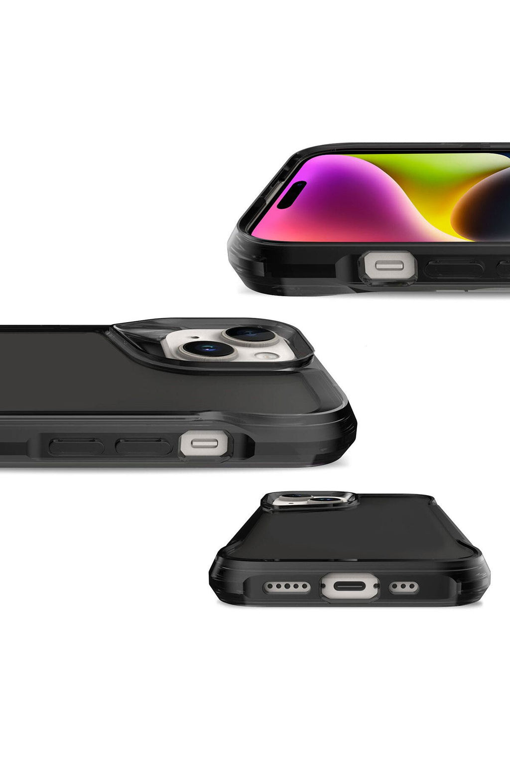 iPhone 15 Uyumlu Zore T-Max Kılıf-Koyu Gri