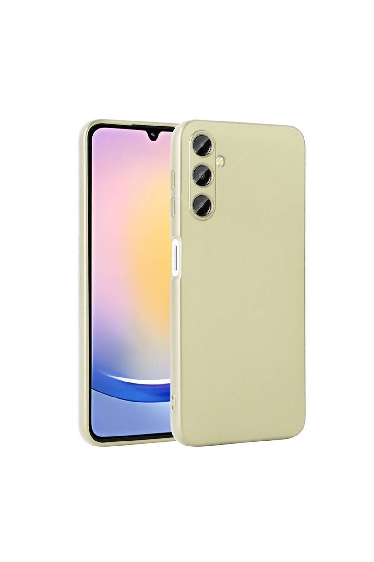 Galaxy A25 Kılıf Zore Premier Silikon Kapak - Mürdüm