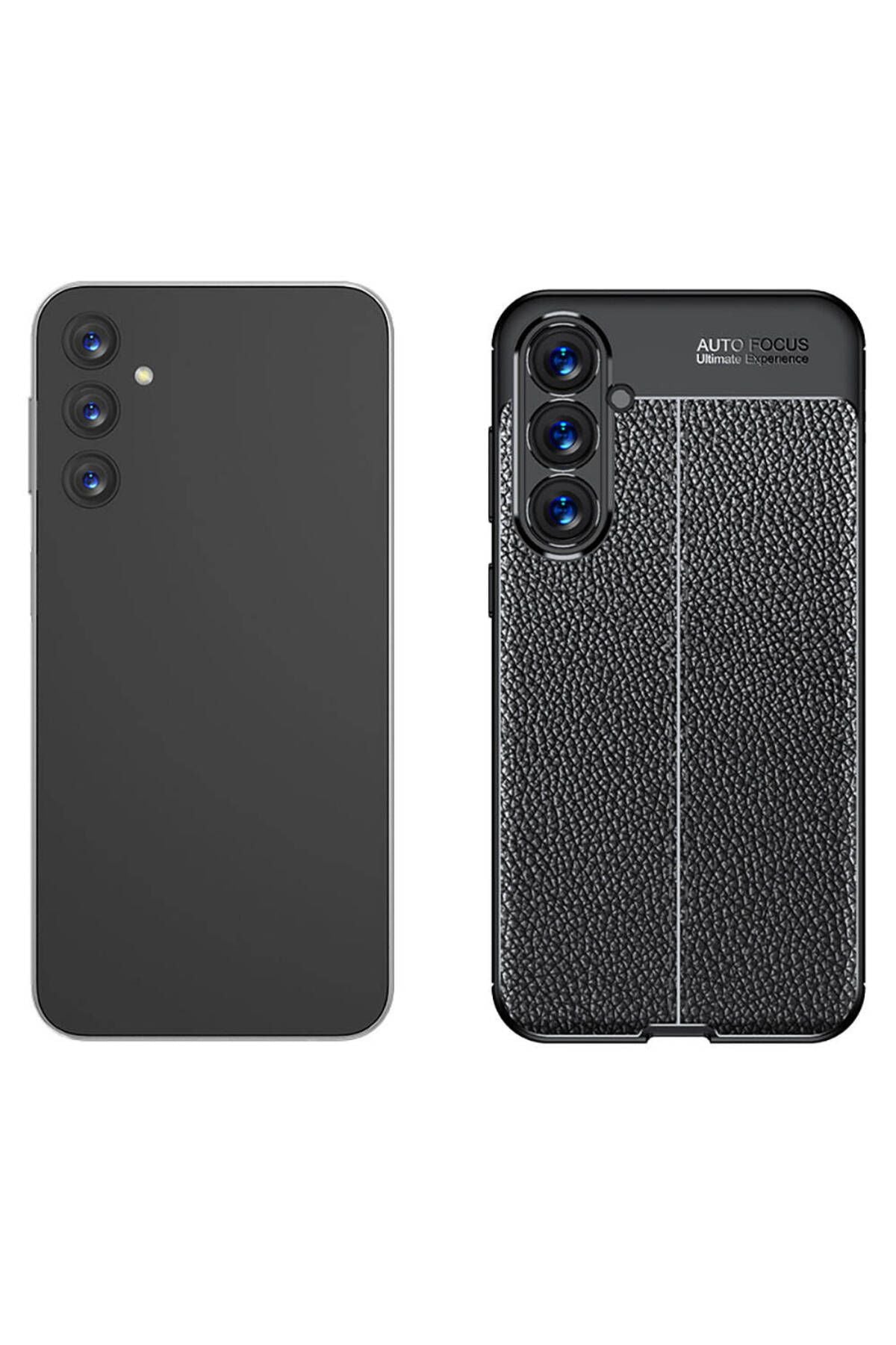 Galaxy S23 FE Uyumlu CSK Zore Niss Silikon Kılıf-Siyah