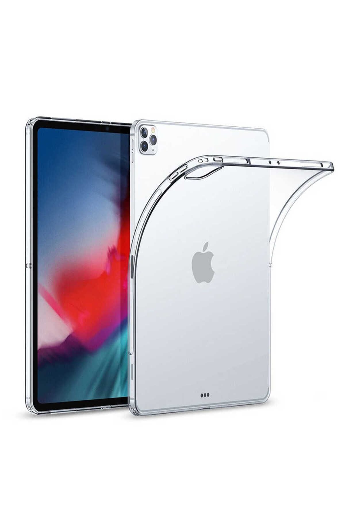 iPad Pro 11 2020 (2.Nesil) - Uyumlu Uyumlu Zore Tablet Süper Silikon Kapak-Renksiz