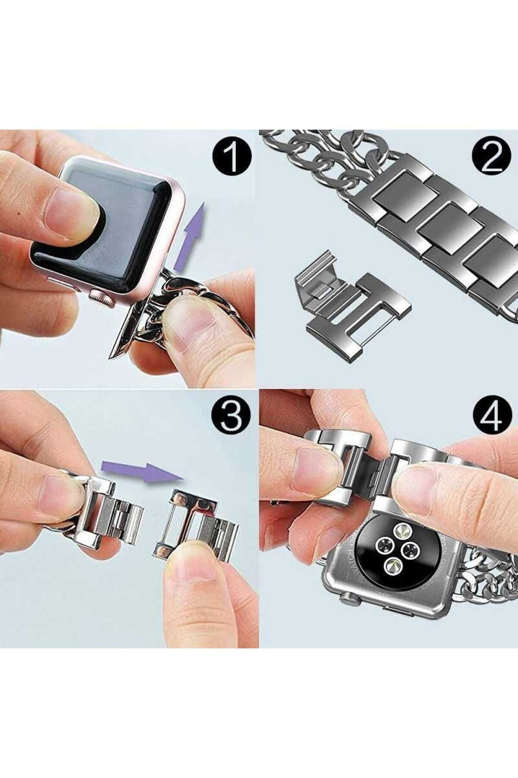 Watch 42mm Cowboy Metal Zore Kordon-Gümüş