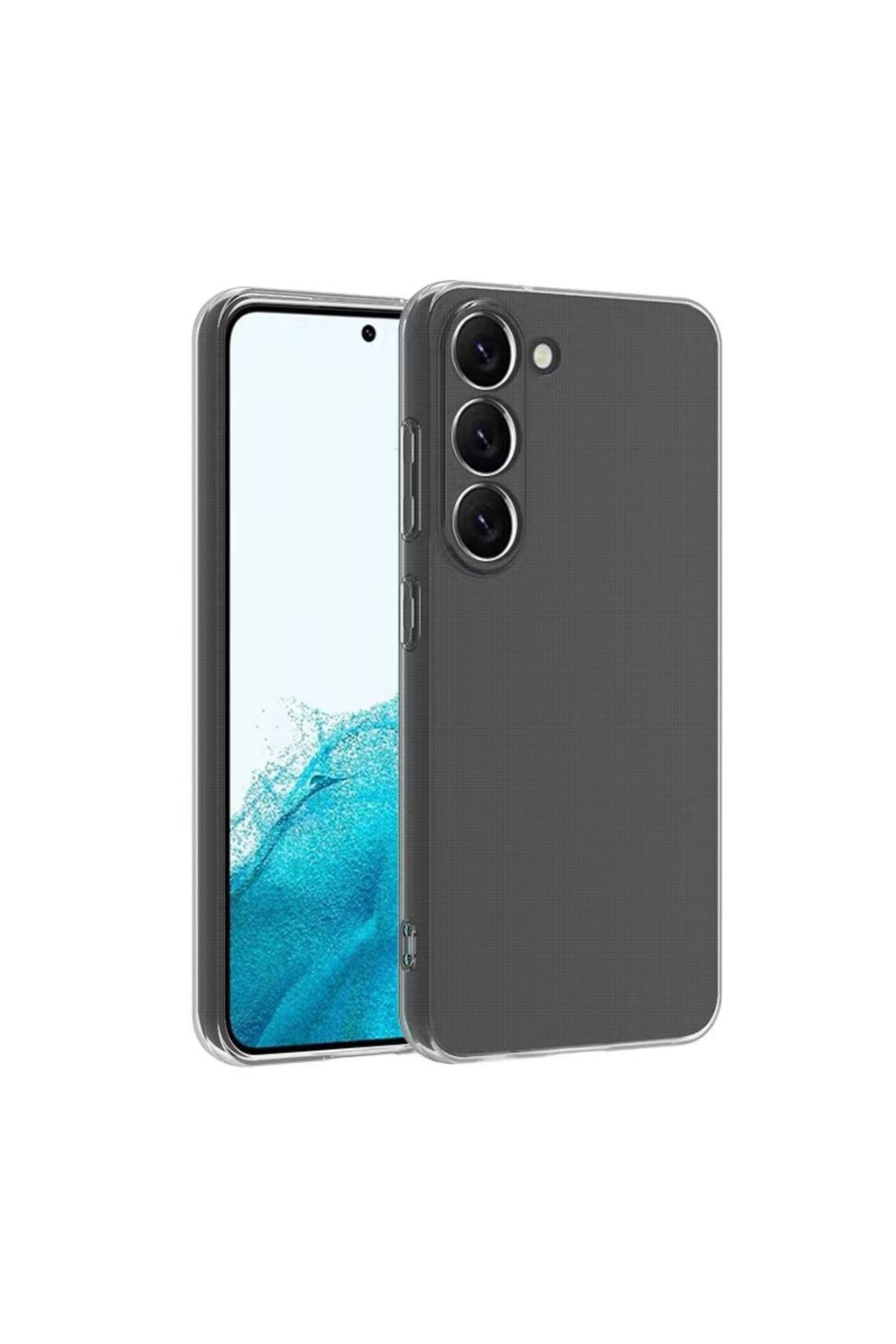 Galaxy A14 Kılıf RNTC Süper Silikon Kapak - Renksiz