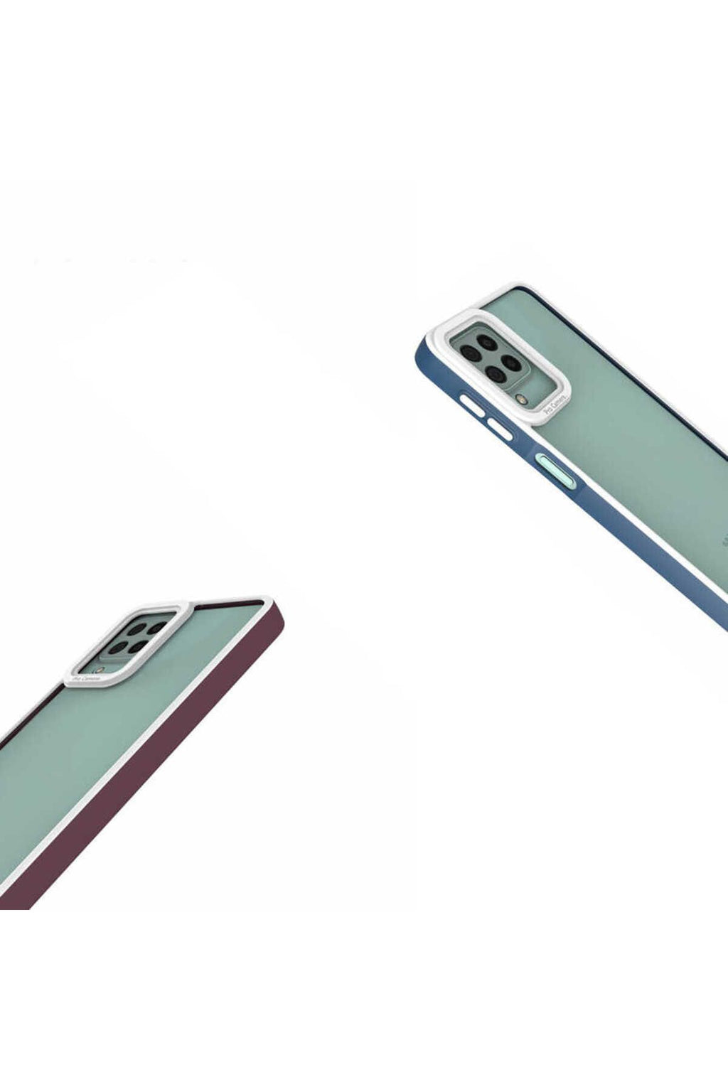 Galaxy A22 4G Kılıf TKNR Mima Kapak - Mürdüm