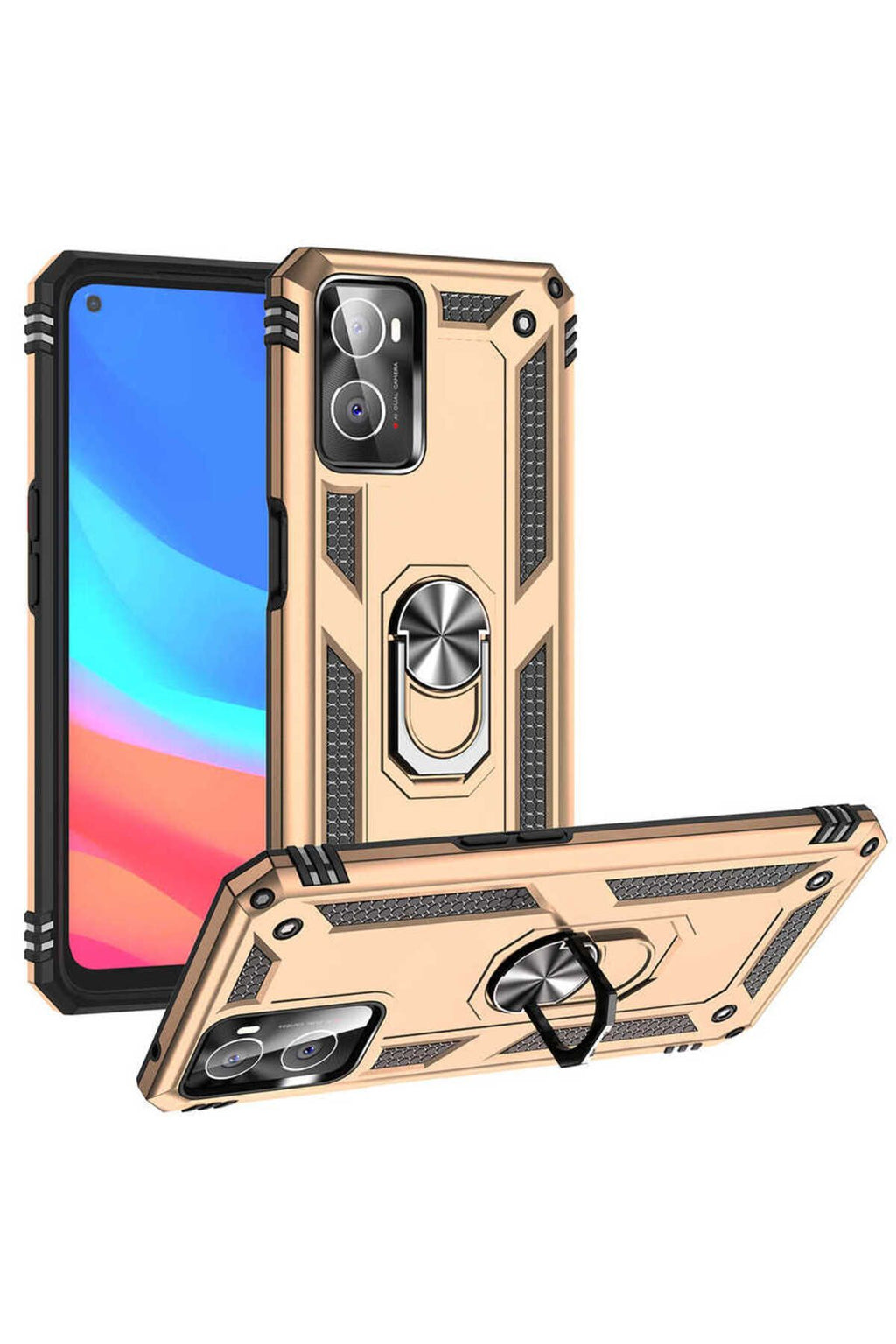 A96 4G Kılıf Zore Vega Kapak - Gold