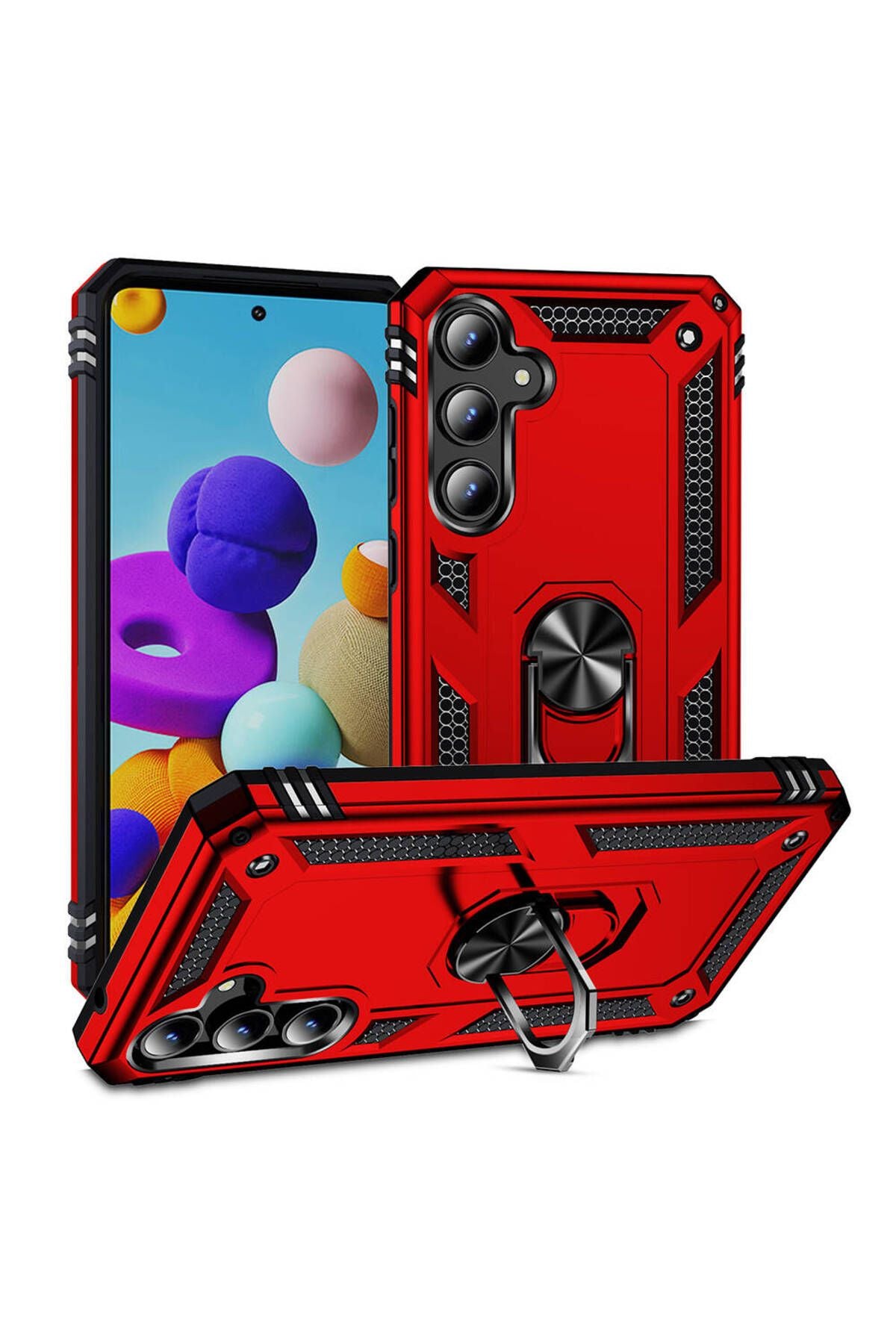 Galaxy A35 Kılıf Zore Vega Kapak - Mavi