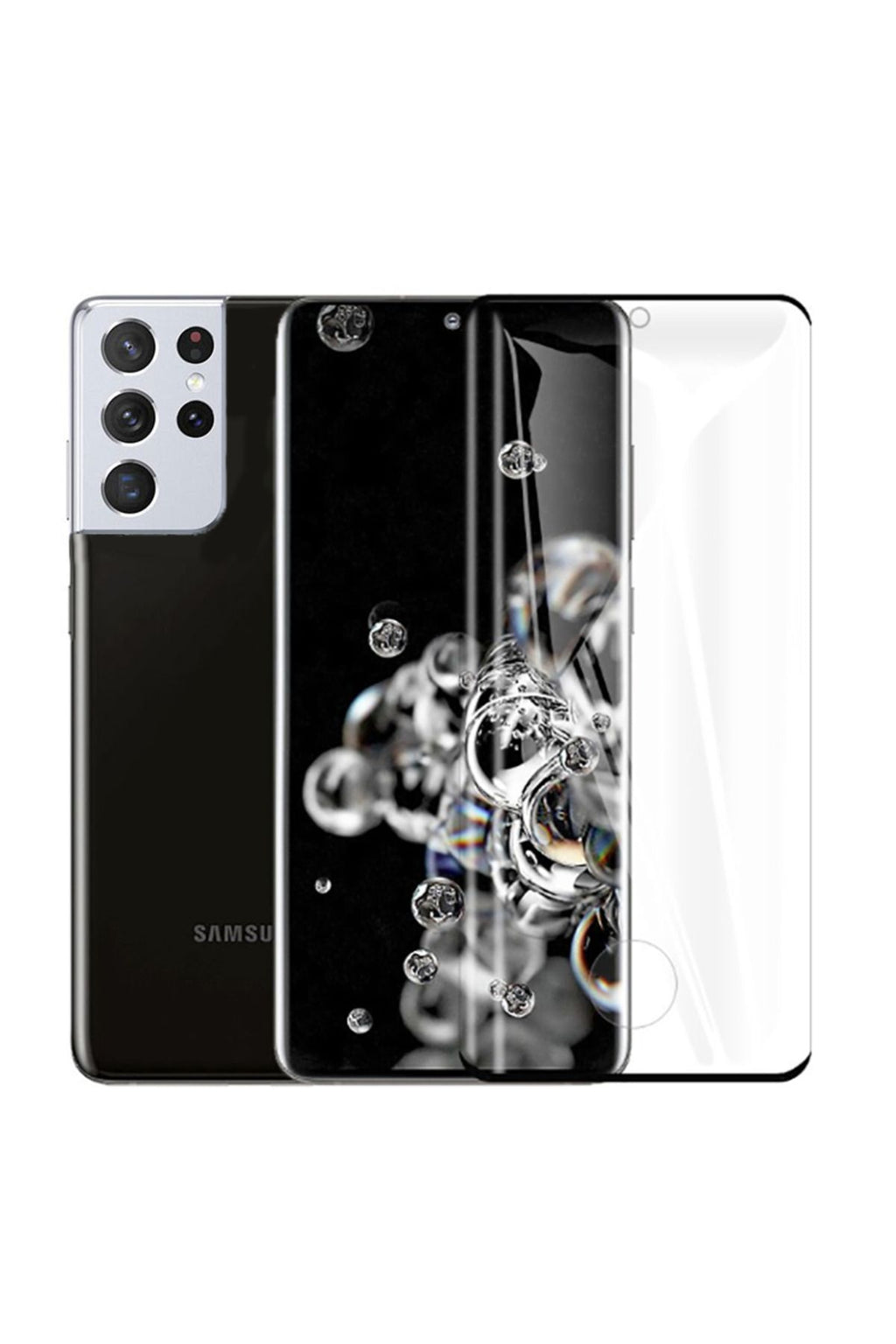 Galaxy S21 Ultra Uyumlu Zore Süper Pet Ekran Koruyucu Jelatin