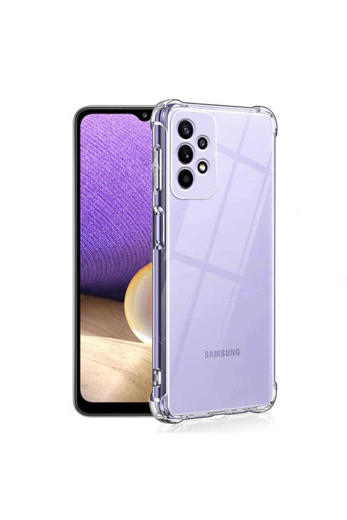 Galaxy A23 Kılıf Zore Kamera Korumalı Nitro Anti Shock Silikon - Renksiz