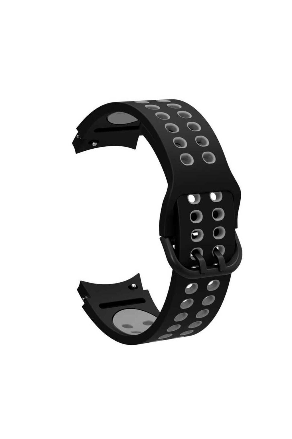 Galaxy Watch 4 Classic 46mm KRD-02 Uyumlu Zore Kordon-Siyah-Gri