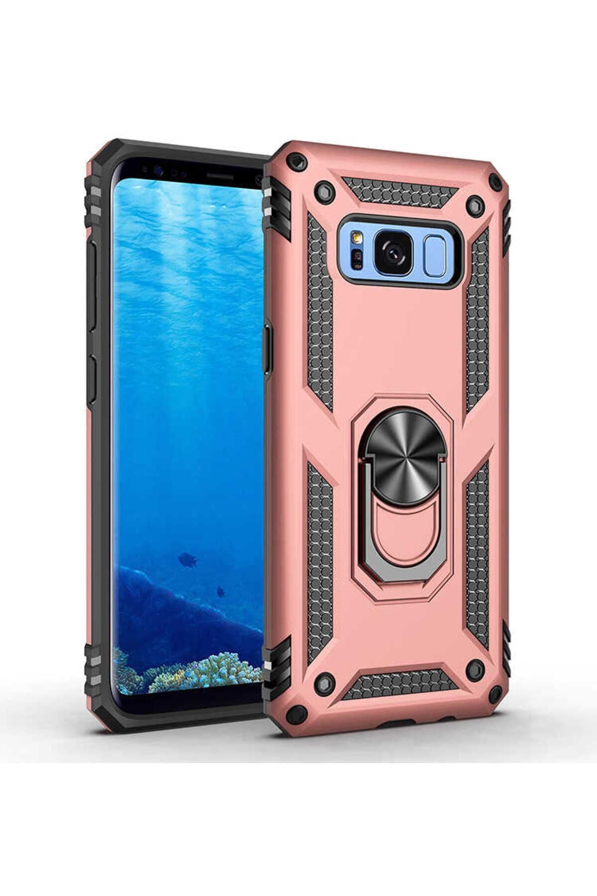 Galaxy S8 Kılıf Zore Vega Kapak - Siyah
