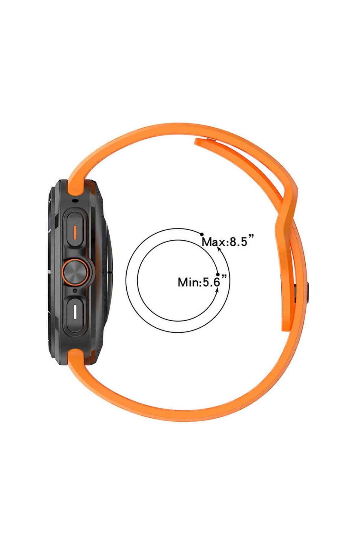 Galaxy Watch Ultra 47mm Zore KRD-119 Delikli Tasarım Silikon Kordon-Derin Yeşil