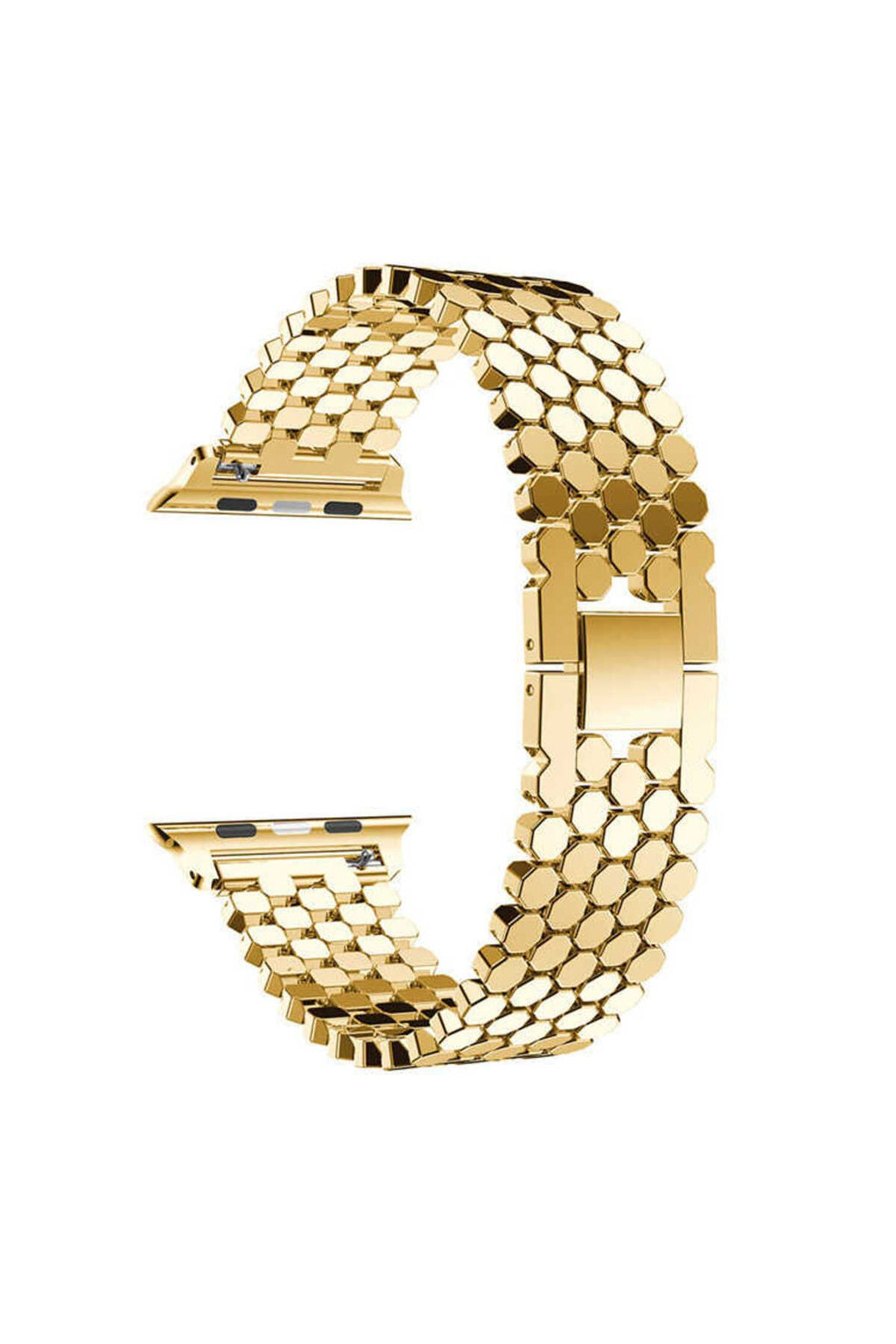 Watch Ultra 49mm Kordon Uyumlu KRD-30 Metal Strap Kayış CLO- Rose Gold