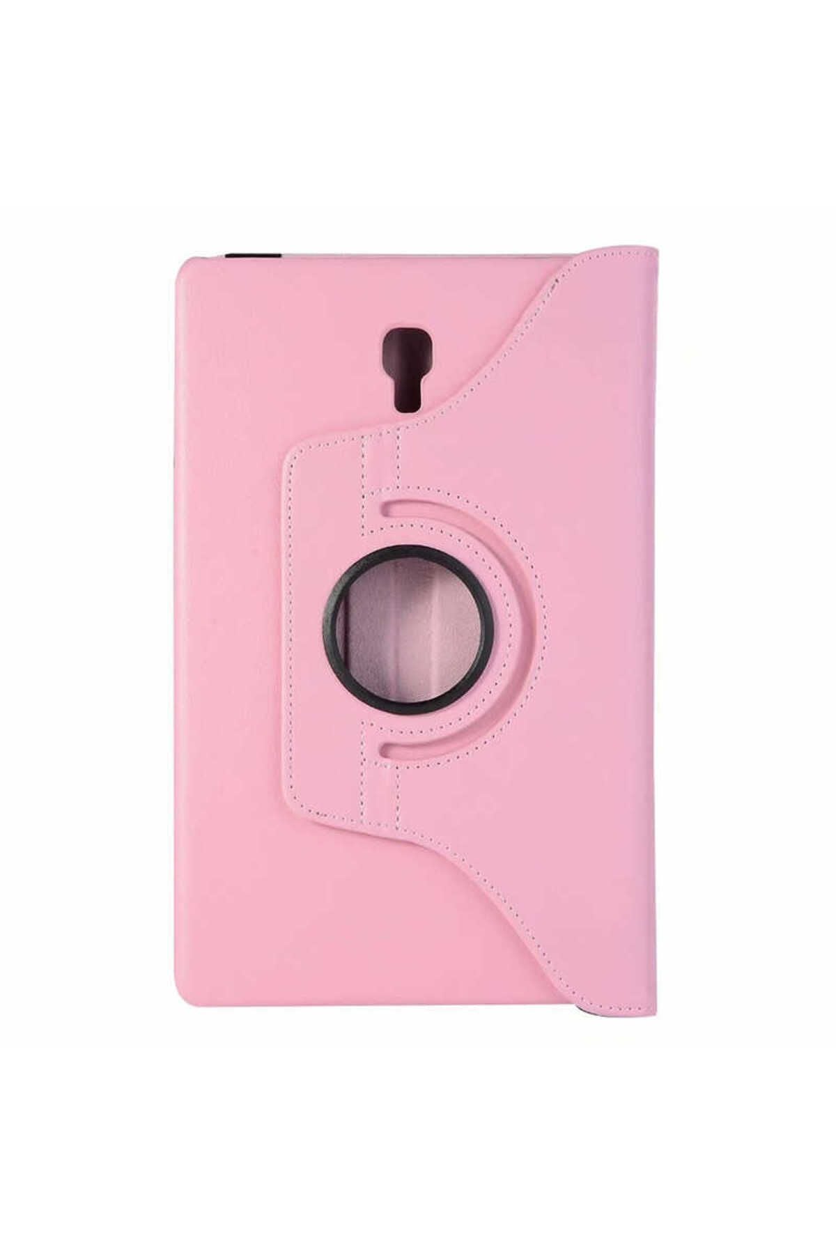 Galaxy Tab S4 T830  Uyumlu Zore Dönebilen Standlı Kılıf-Pembe Açık