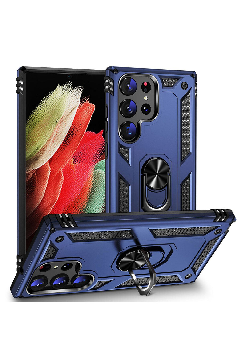 Galaxy S23 Ultra Uyumlu BRT Vega Kılıf-Mavi