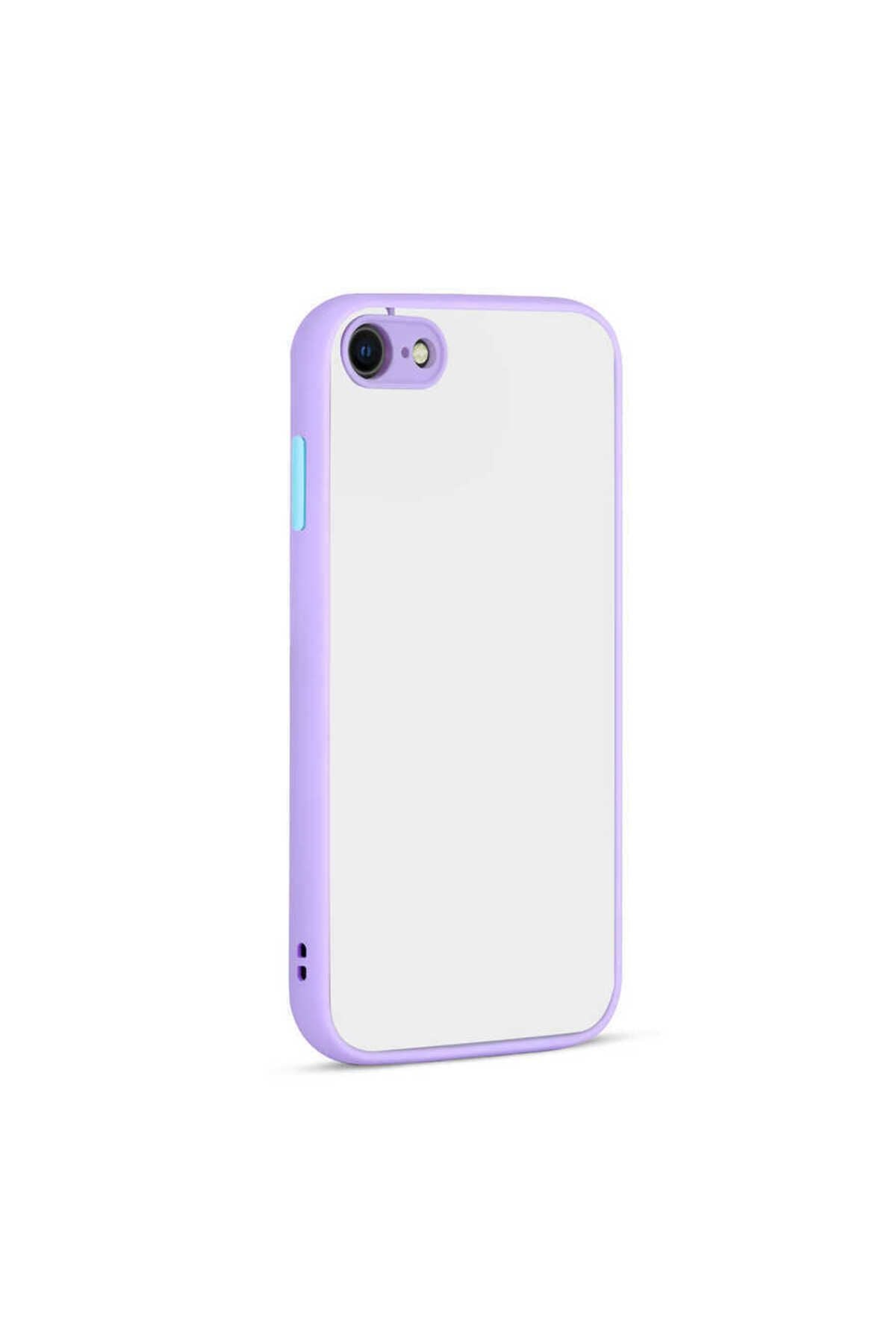 iPhone SE 2022 Uyumlu TKNR Hux Kılıf-Lila