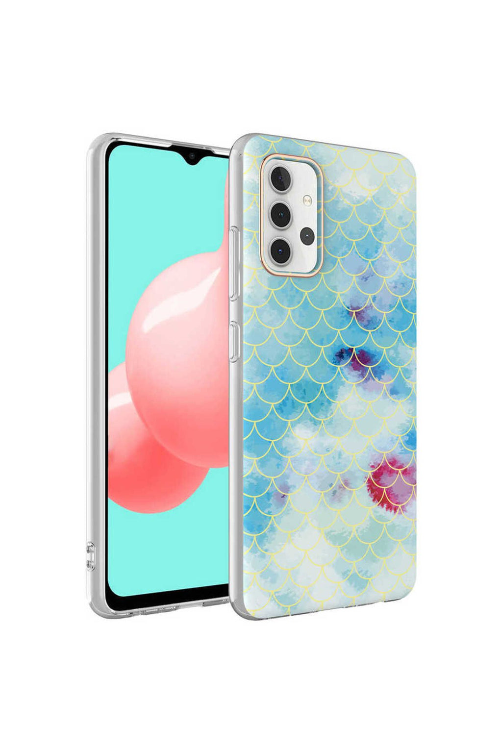 Galaxy A32 4G Kılıf RNTC Bella Kapak - Mavi