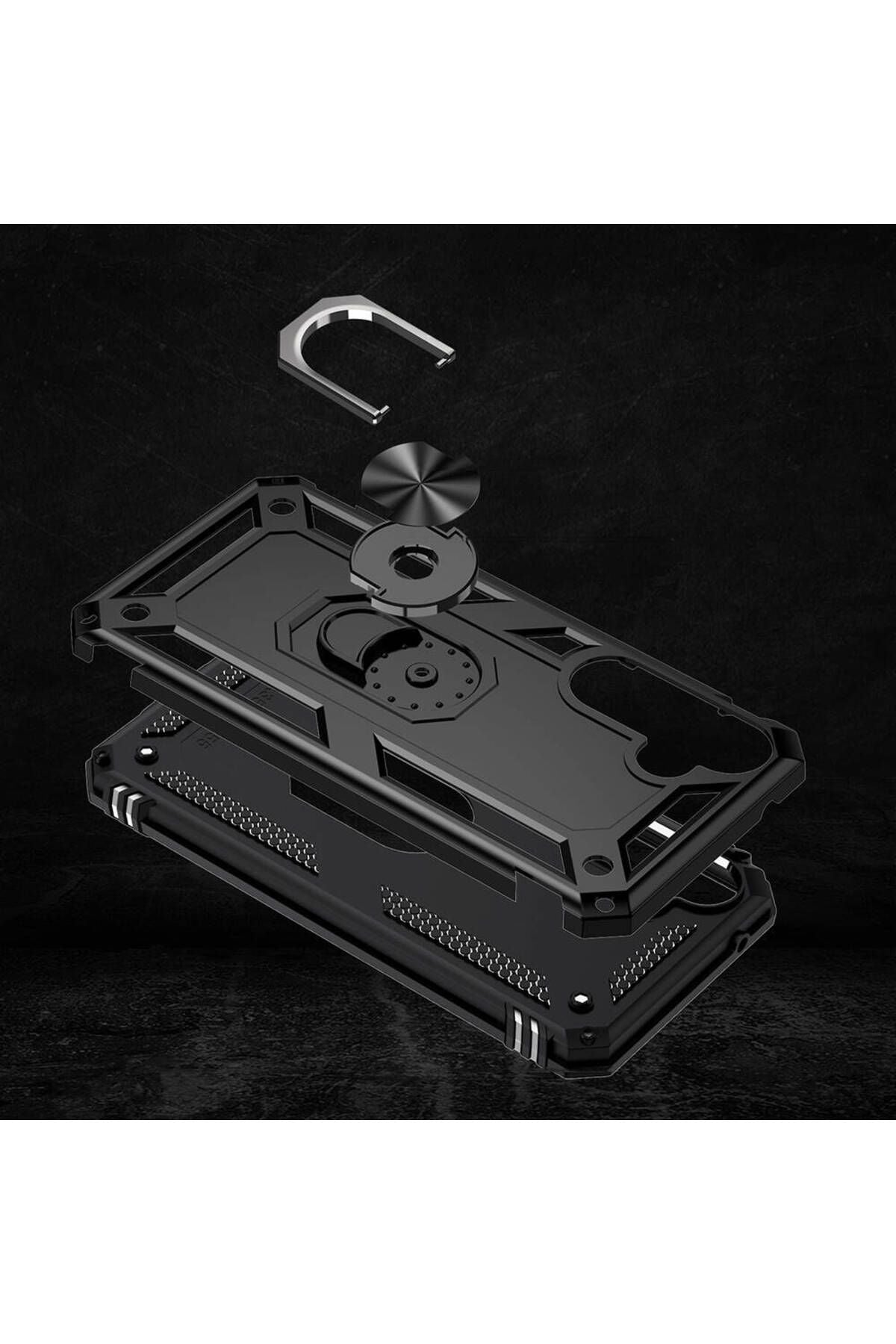 Galaxy A35 Kılıf Zore Vega Kapak - Siyah