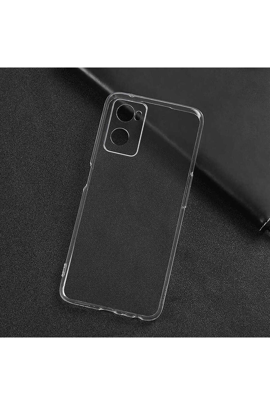 A96 4G Kılıf Zore Süper Silikon Kapak - Renksiz