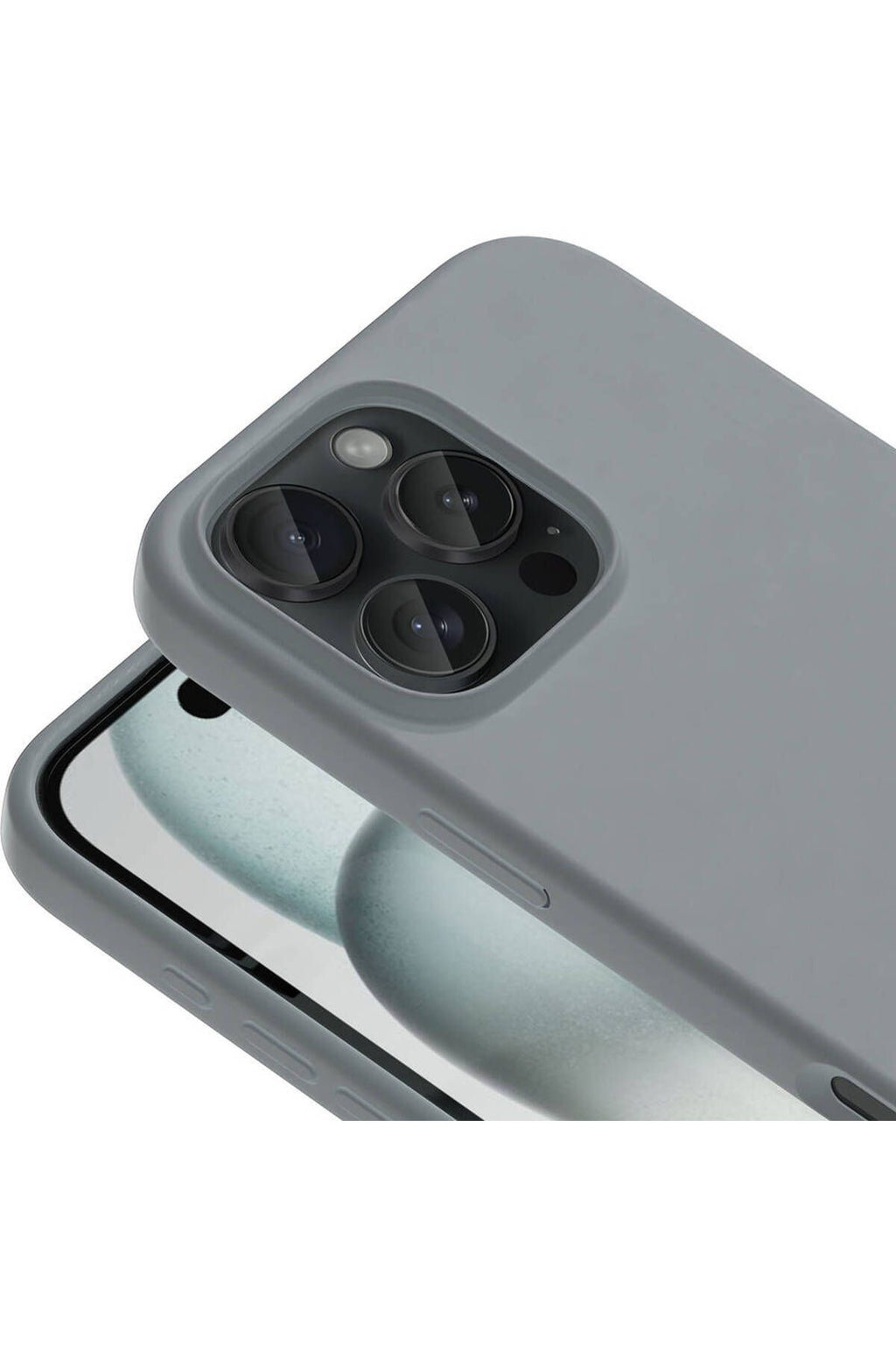 iPhone 16 Pro Max Kılıf Magsafe Şarj Özellikli Sıvı Teknolojili Silinebilir Sert Zore Kivi Kapak-Siy